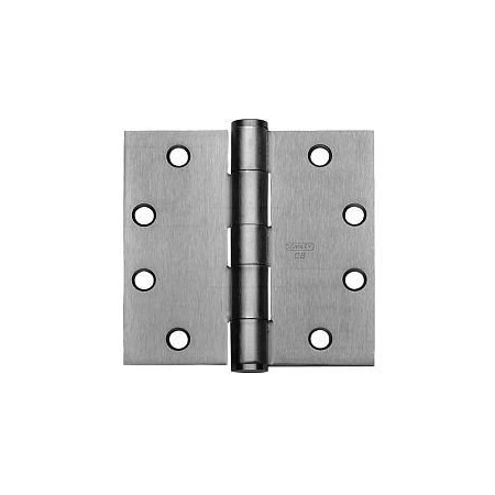 Best Hinges 4-1/2inx4-1/2in Five Knuckle Architectural Steel Full Mortise Standard Weight Square Corner CB17941226D
